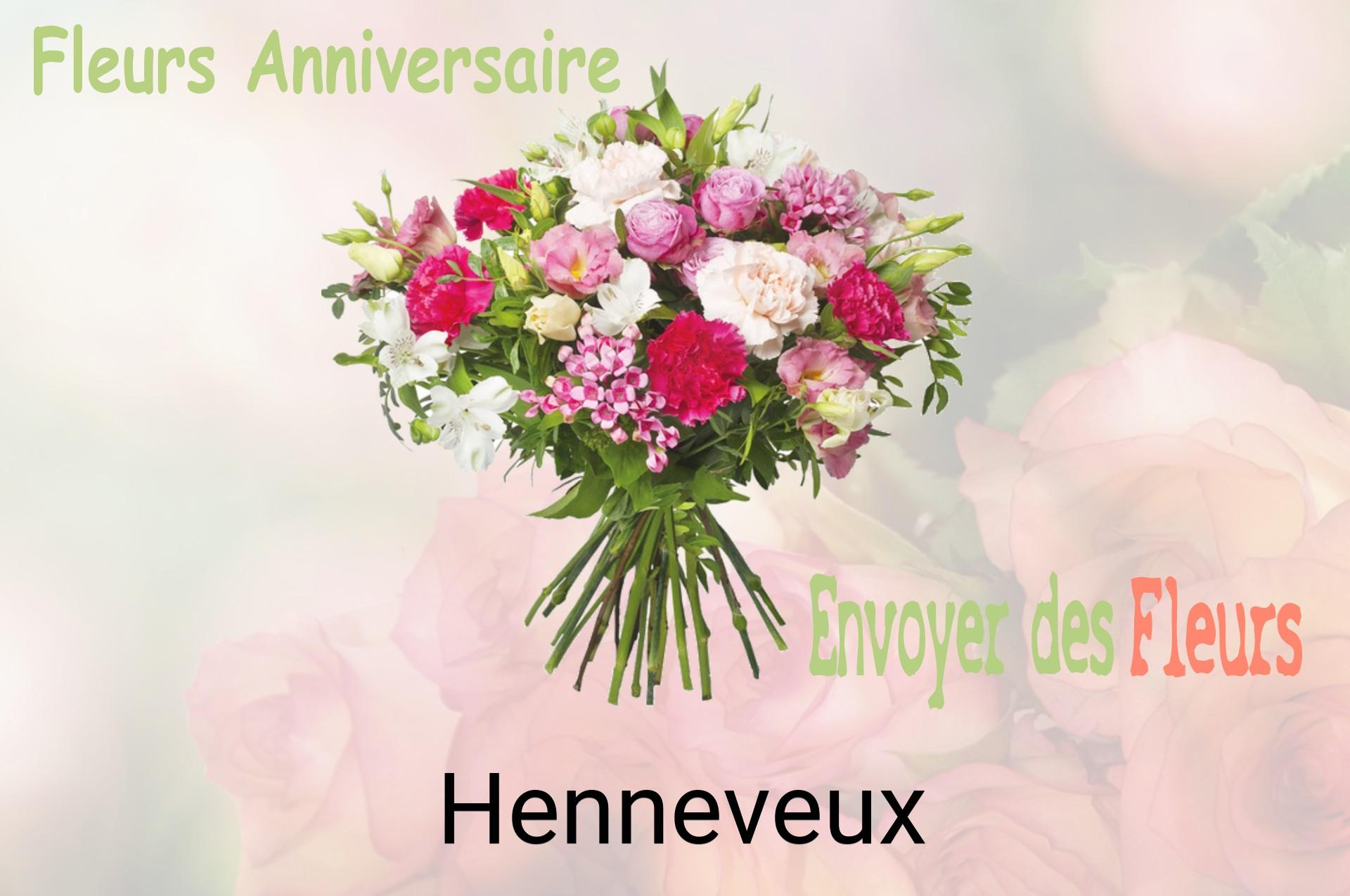 Bouquet de fleurs d’anniversaire livré à Henneveux
